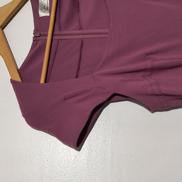 Byron Lars Beauty Mark Plum Dress Size 8 - Picture 5 of 12
